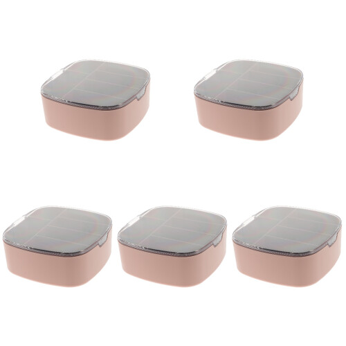 5Stk Kompakte Kabel Organizer Box in Pink Für - Ladekabel 1