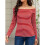 Off The Shoulder Tops for Women Red S 4