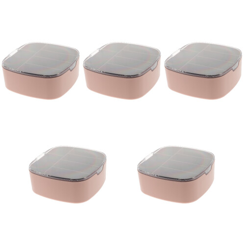 5Stk Kompakte Kabel Organizer Box in Pink Für - Ladekabel 2