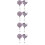 8Stk Glitzernde Ausziehbare Badge Reels Kartenhalter 8