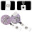 8Stk Glitzernde Ausziehbare Badge Reels Kartenhalter 11