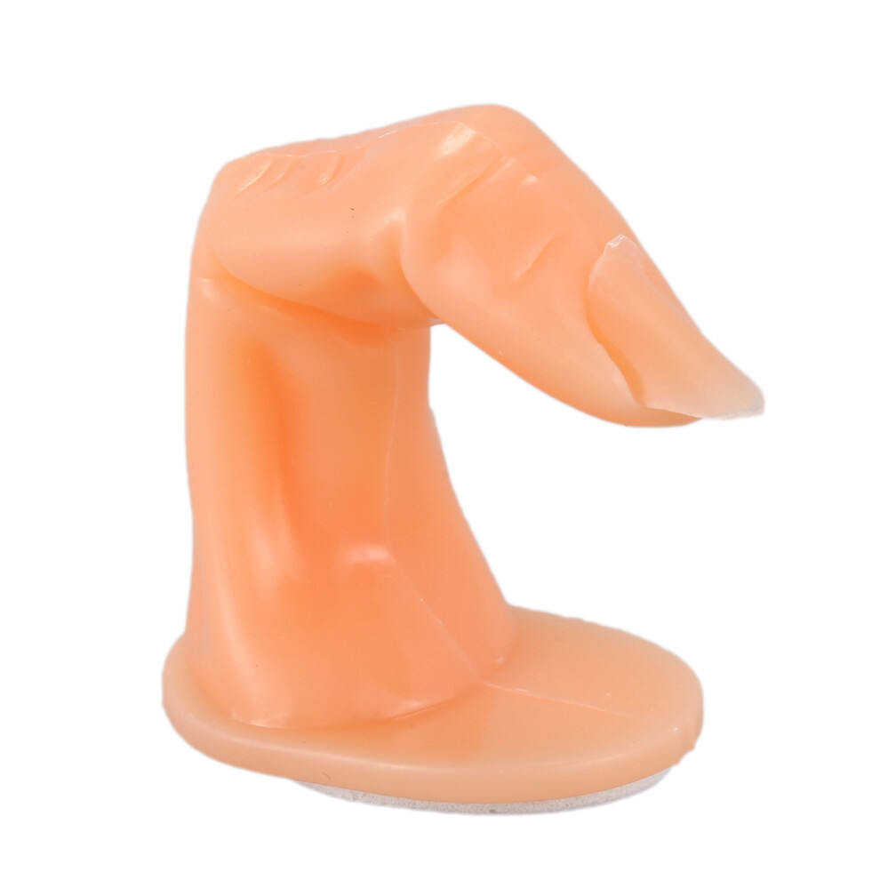 Photos - Manicure & Pedicure Tools False finger mannequin for training Acrylic Gel Fiberglass Nail Art-Orange.