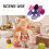 8Pièces Kit Complet Laine À Filer Pour Feutrage Main Violet Éclatant 7