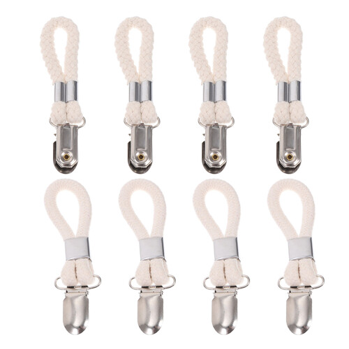 16Pièces Clips Mains Cuisine Métal Coton Tressée