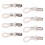 16Pièces Clips Mains Cuisine Métal Coton Tressée 3