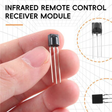 10 Pcs Reception Distance 15M Infrared VS838 IR Receiver Modules Black