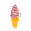 2Pièces Glace Factice Rose En PVC Accessoire Photo 10