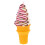 2Pièces Glace Factice Rose En PVC Accessoire Photo 3