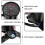 1Ensemble Speedomètre Métal Noir Easy Install Affichage Mileage 6