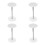 4Ensembles Cache Trou Serrure En Inox Pour Porte 4