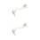 2Pièces Oreiller Épaule Violon Transparent Confort Durable 6