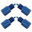 4Pièces Outil Purger Valve Aluminium Durable Bleu Usage Auto 1
