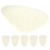 18Pièces Protections Réutilisables Natation Yoga Beige 1