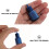 4Pièces Outil Purger Valve Aluminium Durable Bleu Usage Auto 9