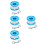 4Pièces Moulinet Sous-Marine Aluminium Durable Compact 10