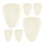 18Pièces Protections Réutilisables Natation Yoga Beige 2