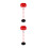 2Pièces Ensemble Basket Enfant Rouge Résistant Pliable Jeu 5
