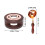 2Ensembles Réchaud Et Sceau Cire Bois Design Marron 2