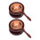 2Ensembles Réchaud Et Sceau Cire Bois Design Marron 10