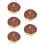 5Pièces Donuts Factices PVC Multicolores Pour Décoration Maison 6