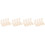 16Pièces Supports Bois Kaki Pour Tricot À Surface Lisse 8