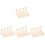 16Pièces Supports Bois Kaki Pour Tricot À Surface Lisse 10