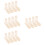 16Pièces Supports Bois Kaki Pour Tricot À Surface Lisse 5