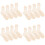 16Pièces Supports Bois Kaki Pour Tricot À Surface Lisse 7