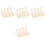 16Pièces Supports Bois Kaki Pour Tricot À Surface Lisse 9