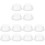 12Pièces Outils Silicone Transparent Pour Allaitement Usage 4