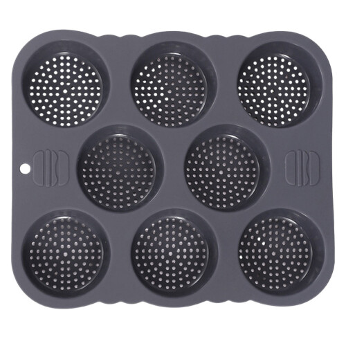 4Pcs Non-Deform Silicone Bread Pan 8-Cavity Loaf Pan for Home Baking