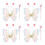 4Ensembles Costume Cosplay Pour Ailes Et Baguette 8