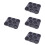4Pcs Non-Deform Silicone Bread Pan 8-Cavity Loaf Pan for Home Baking 8