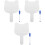 3Sets Handheld Wooden Dry Erase Paddles Student Answer Boards White 5
