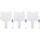 3Sets Handheld Wooden Dry Erase Paddles Student Answer Boards White 6