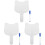 3Sets Handheld Wooden Dry Erase Paddles Student Answer Boards White 4