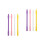 8Pcs Reusable Silicone Stir Sticks for Epoxy Resin Paint and Craft Use 6