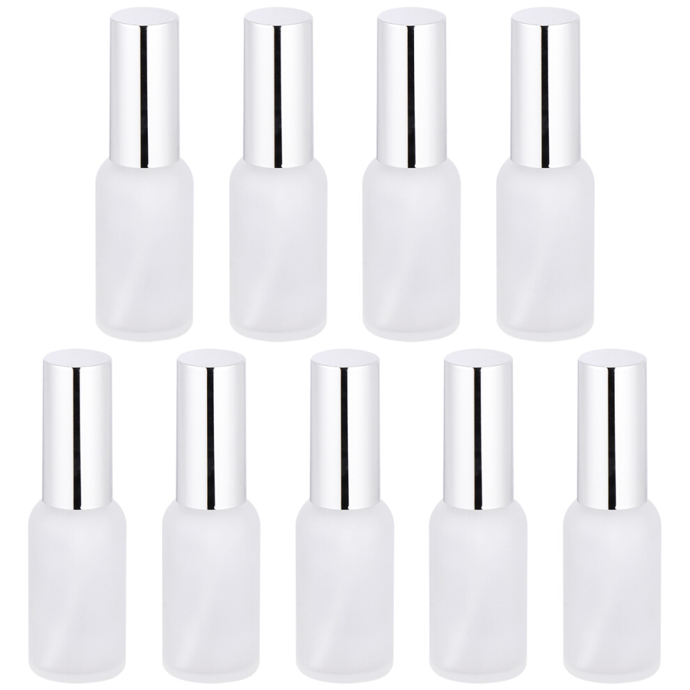 Villcase White 18Pcs Essential Oil Spray Bottles Glass Subpackaging Refillable
