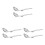 6Pcs Silver Stainless Steel Slotted Spoon Foldable Cooking Tool Set 5