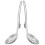 6Pcs Silver Stainless Steel Slotted Spoon Foldable Cooking Tool Set 2