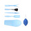 3Sets Blue Gardening Tools Set for Transplanting and Soil Aeration 1