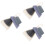 3Sets Mini Dustpan and Brush Set Plastic Nylon for Home Car Cleaning 7