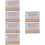 3Pcs Thickened Beige Blank Flash Cards Portable Paper Note Cards 8