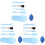3Sets Blue Gardening Tools Set for Transplanting and Soil Aeration 2