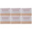 3Pcs Thickened Beige Blank Flash Cards Portable Paper Note Cards 5