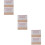 3Pcs Thickened Beige Blank Flash Cards Portable Paper Note Cards 10