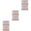 3Pcs Thickened Beige Blank Flash Cards Portable Paper Note Cards 6