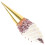 4Pcs Bright Golden Artificial Ice Cream Cone PVC Play Figurines 3
