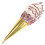 4Pcs Bright Golden Artificial Ice Cream Cone PVC Play Figurines 2