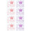 8Pcs Assorted Color Plastic Crown Decals Indoor DIY Wall Room Ornament 7